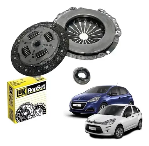 Kit Embreagem Completo, C3, Peugeot 208.