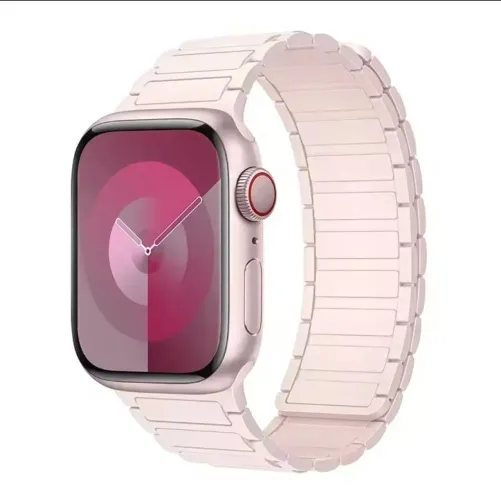 Pulseira magnética pra AppleWatch 38 a 41mm - Pink 
