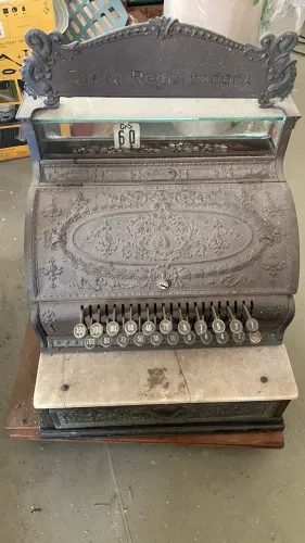 Caixa registradora National antiga