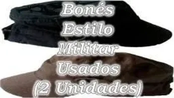 Bonés Estilo Milit. Usados<br>