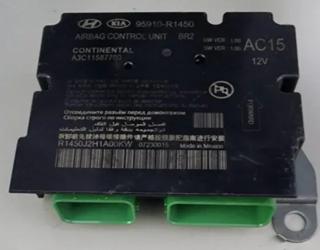  Módulo Airbag Hyundai Hb20 95910-R1450 AC15 (sem colisão) 