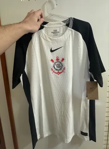 camisa corinthians 2025 modelo jogador camiseta futebol fut nike jogo 9 peita yuri alberto