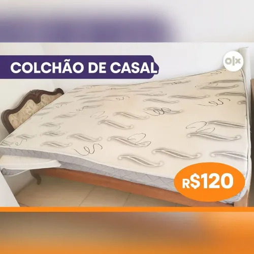 Colchão Casal Ortobom / Molas Ensacadas - Macio e Confortável - Ótima Estrutura