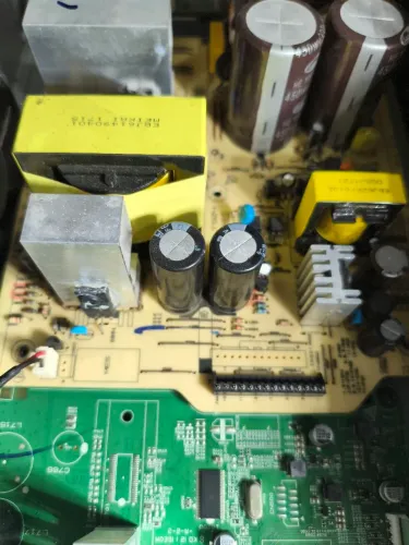 Placa de circuito de aparelho de som obs consertamos som lg Samsung e outros 