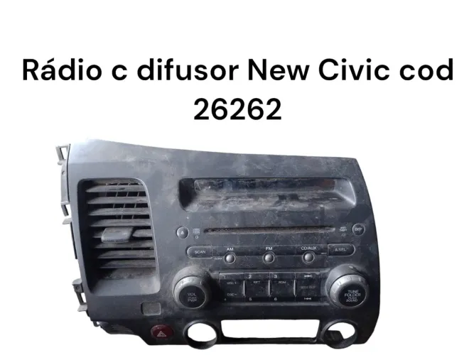 Rádio Com Difusor New Civic Cód 26262