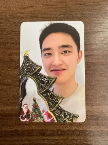 Exo Photocard Kyungsoo - Pink Christmas 2022