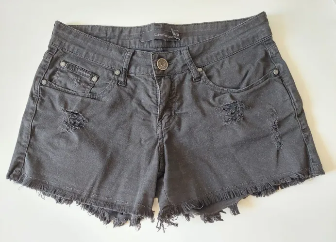 Short jeans preto CK original - feminino