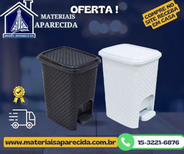  Lixeira Pedal Rattan 07LTS Arqplast