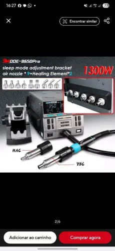 SUGON 8650 PRO! estação de solda/retrabalho (lacrado)