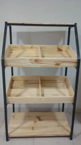 2 bancas de verduras 