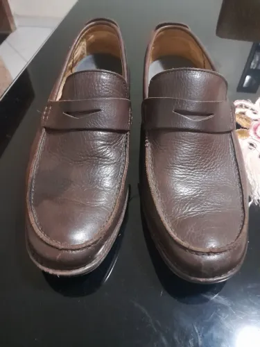  Sapato Mr. foot 100% couro marrom