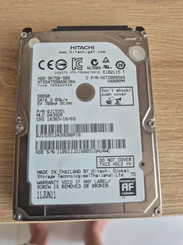 HD Hitachi 500GB SATA 5400RPM