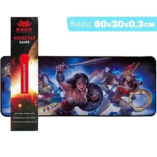 Mouse pad Gamer Bordado Estampado 80x30 PC Desktop