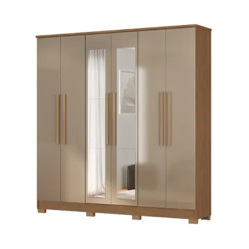 Guarda Roupa 6 Portas 3 Gavetas Espelho Novo varios modelos
