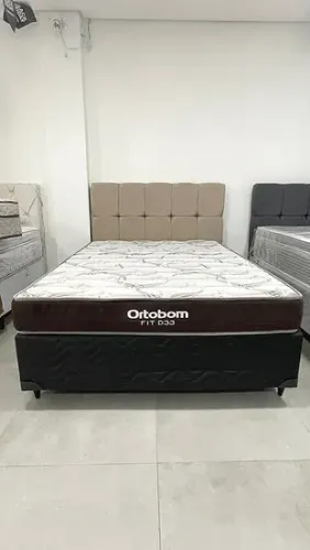 Conjunto Box FIT D33 Casal Padrão Ortobom - CARTÃO 12X SEM JUROS