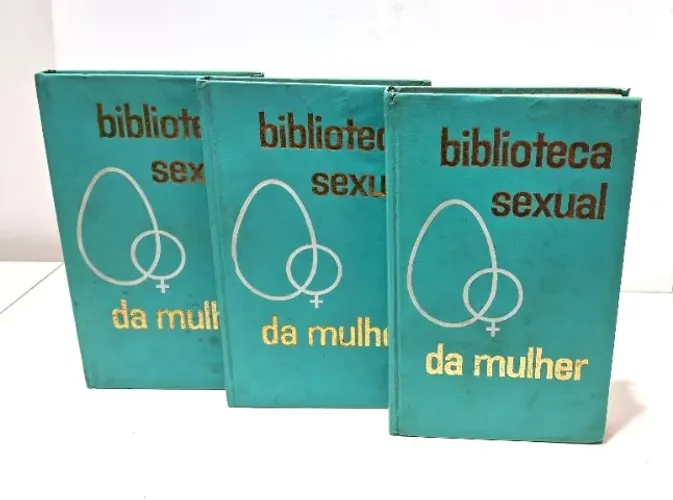Livro Biblioteca Sexual da Mulher - 3 volumes