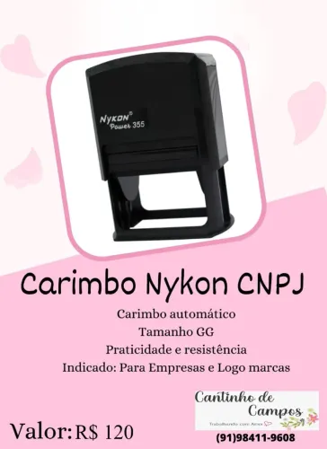 Carimbo Nykon 355 (CNPJ) Completo