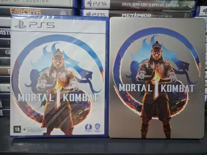 Mortal Kombat 1 - PS5 - Edição Steelbook (Lacrado)
