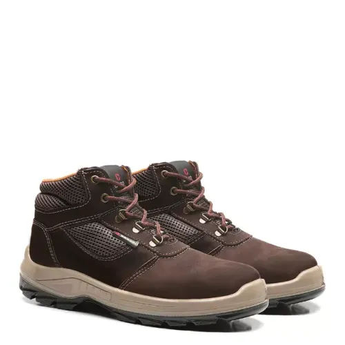 BOTINA DENVER NOBUCK MARROM CAFÉ CA 40872 BRACOL - Nº 38