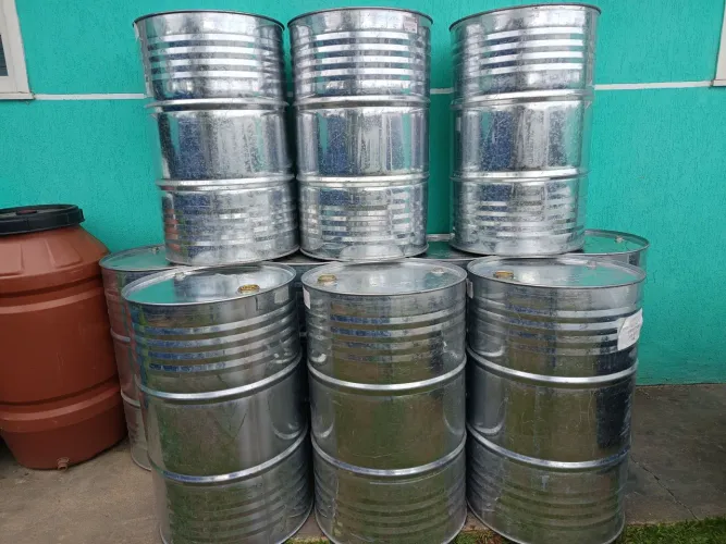 Tambor metal 200 litros galvanizado