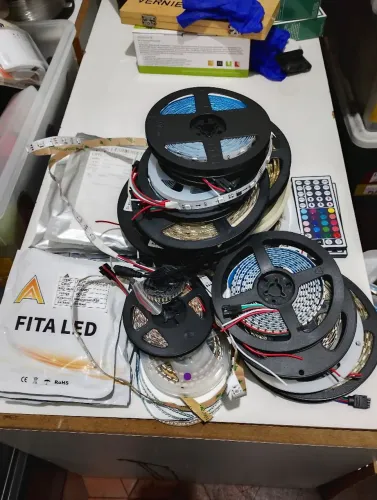 Kit fitas led pacote com 30 rolos MIX