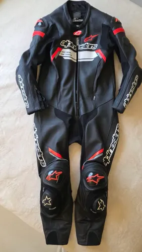 Macacão Alpinestars Missile V2 Ignition (1 Peça) Preto/Vermelho