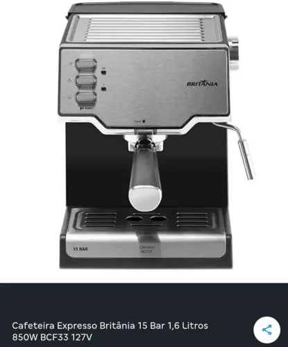 Cafeteira expresso 