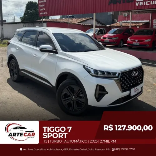 Chery Tiggo 7 Sport 1.5 Turbo Flex 16V Aut. 2025