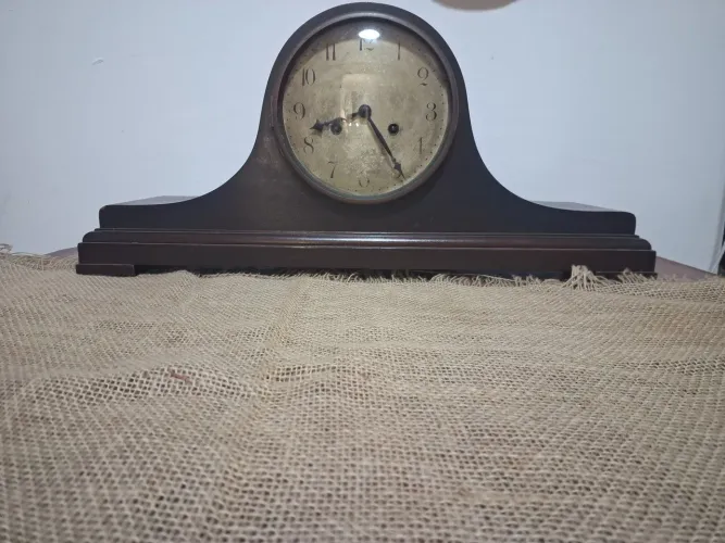 RELÓGIO JUNGHANS ALEMÃO DE MESA ANTIGO