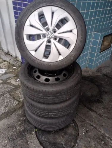 4 rodas aro16 golf polo Fox com pneus