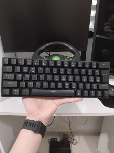 TECLADO MECÂNICO KNUP SWITCH BLUE 60%