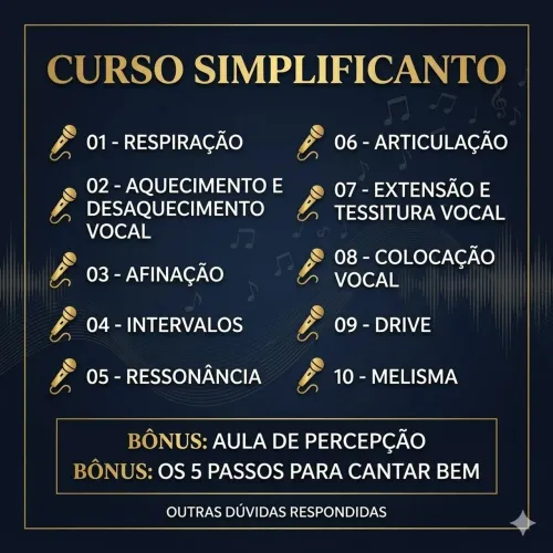 Curso online de técnica vocal