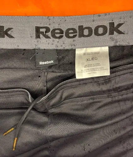 super bermuda dryfit rebook tam xl (eg) preta com cinza