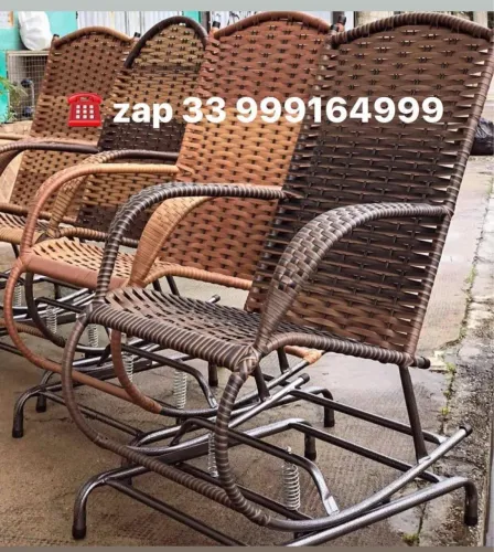 Promoção cadeira de balanço 4 molas produto novo ?