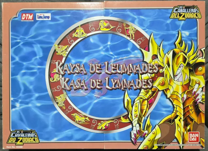 Boneco Cavaleiros do Zodíaco Kasa de Lymnades Bandai Long Jump DTM