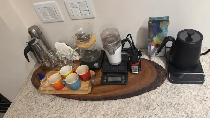 Kit Café Gourmet - pouquíssimo uso!! 40% de desconto do novo!!