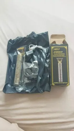 Máquina de cortar cabelo barbeiro profissional dragão elétrica bateria recarregável