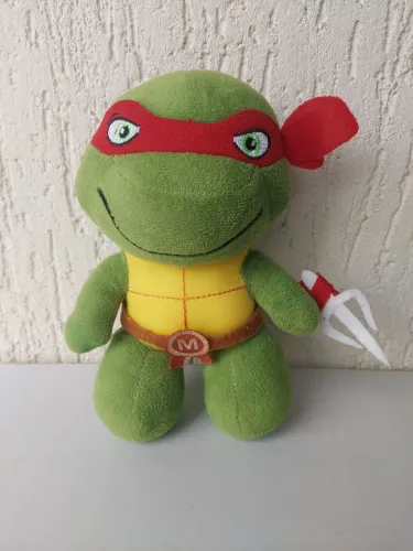Pelúcia Raphael - As Tartarugas Ninja 21 cm