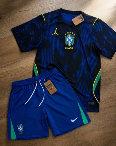 Kit dry-fit Brasil Premium (camisa+bermuda) 