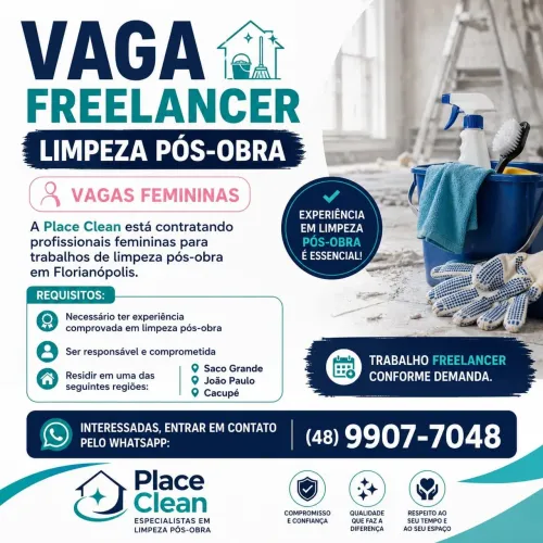 Limpeza pós obra
