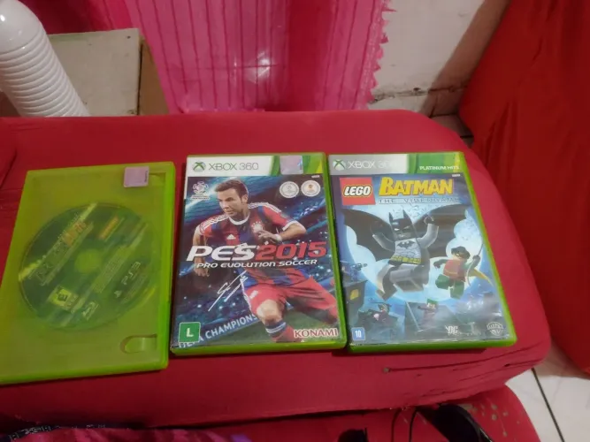 Jogos originais de Xbox360.
