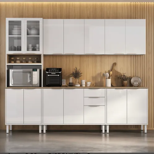 Conjunto de Cozinha Modular em Aço Versatile