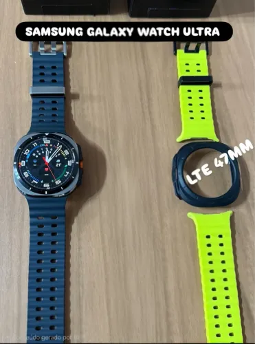 Samsung Galaxy Watch Ultra LTE 47mm - Completo + Acessórios