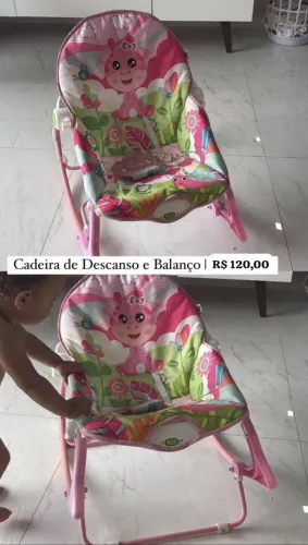 Cadeira de Descanso e Balanço