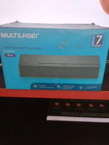 Switch Multilaser 8 portas PoE passivo