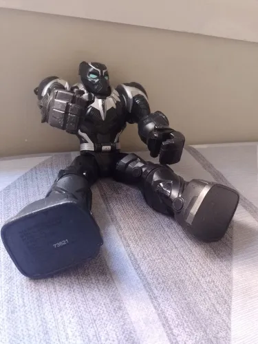 Boneco Pantera Negra Mega Armadura Playskool Hasbro Original