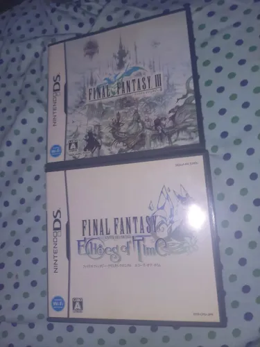 Coletânea final fantasy III 3 e final fantasi echoes of time para nintendo ds japones