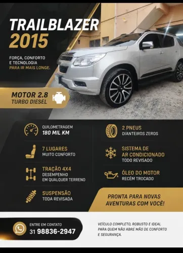 Chevrolet Trailblazer LTZ 2.8 Ctdi Diesel Aut. 2015
