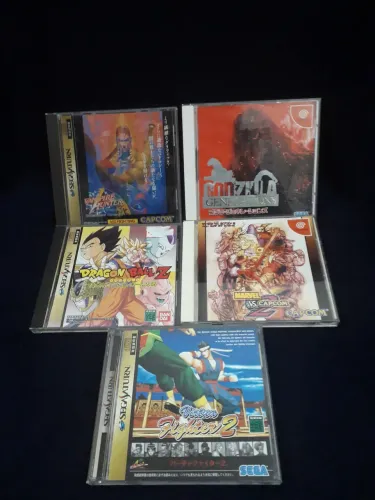 Lote de jogos de sega saturno