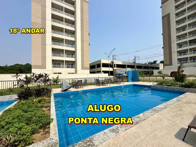 Mirante das Flores - Apartamento 2 Dormitórios Mobiliado parcial na Ponta Negra
